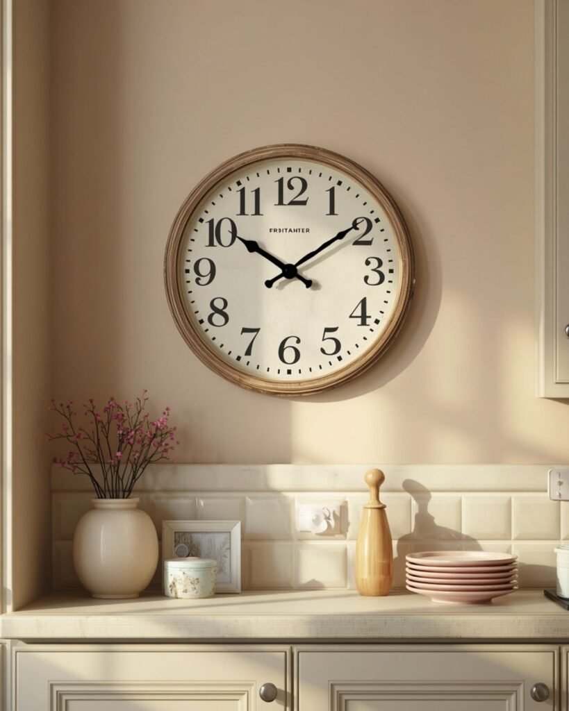 Clock with numerals